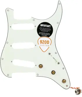 SWPG-SSS-PPG-S5W 920D CUSTOM Stratocaster Prewired Pickguard