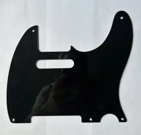 Absolute Best 0010564000 1 Ply Black Pickguard For Fender Telecaster Ft52 Reissue Or Baja Tele 5 Hole