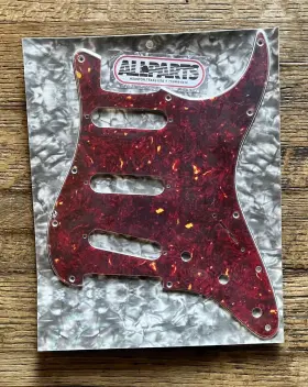 0552-044 ALLPARTS Strat Pickguard Tortoise Single
