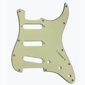 Allparts 645208012860 Pg-0552-024 11-hole Pickguard For Stratocaster - Mint Green 3-ply Allparts 645208012860 Pg-0552-024 11-hole Pickguard For Stratocaster - Mint Green 3-ply