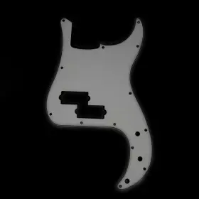 Allparts 645208013584 Pg-0750-035 Pickguard For Precision Bass - White 3-ply W/b/w .090 Allparts 645208013584 Pg-0750-035 Pickguard For Precision Bass - White 3-ply W/b/w .090