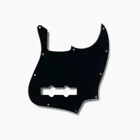 Allparts 645208013706 Pg-0755-033 Pickguard For Jazz Bass - Black 3-ply B/w/b .090 Allparts 645208013706 Pg-0755-033 Pickguard For Jazz Bass - Black 3-ply B/w/b .090