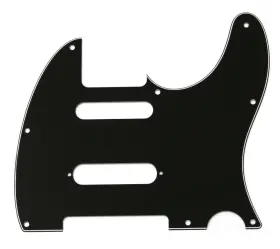 Allparts Pg-9563-033 Black 3-ply Inch Nashville Pickguard For Fender Telecaster/tele