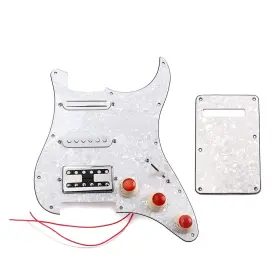 Alnicov 726667992419 3-ply Ssh Prewired Loaded Pickguard Scratch Plate Single Coil Alnico