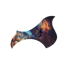 Alnicov 804589294337 1pc Folk Acoustic Guitar Pickguard Self Adhesive Pick Guard Sticker F