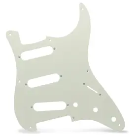 Axlabs Ax-pgs1p8s-aw Strat-style Pickguard - 1 Ply / 8-hole Aged White Axlabs Ax-pgs1p8s-aw Strat-style Pickguard - 1 Ply / 8-hole Aged White