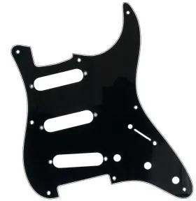 Axlabs Ax-pgs3p11s-b 11-hole Strat-style Pickguard 3-ply Black