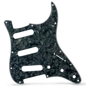 Axlabs Ax-pgs3p11s-bp Strat-style Pickguard - 3 Ply / 11-hole Black Pearl