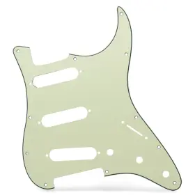 Axlabs Ax-pgs3p11s-mg Strat-style Pickguard - 3 Ply / 11-hole Mint Green Axlabs Ax-pgs3p11s-mg Strat-style Pickguard - 3 Ply / 11-hole Mint Green