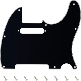 Banworks Jt-hb-03-7 3 Ply Tele Pickguard 8-hole Electric Guitar Scratch Plate For