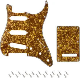 Banworks Jt-hb-08 4 Ply Strat Sss Pickguard 11-hole Scratch Plate With Backplat Banworks Jt-hb-08 4 Ply Strat Sss Pickguard 11-hole Scratch Plate With Backplat