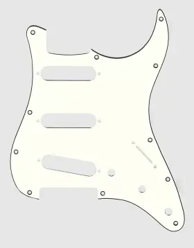 081601PM BITTERROOT Pickguard American Mim Hole Ply Parchment