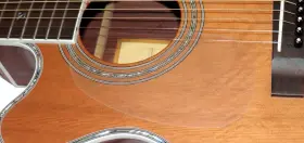 081654CL-LH BITTERROOT Pickguard Acoustic Adhesive Left