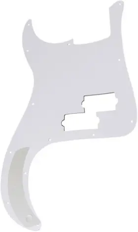 N02297 BQLZR Pearl Pvc Ply Bass Pickguard Plate Electric #2