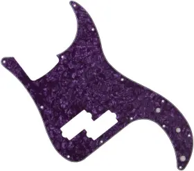 N02297 BQLZR Pearl Pvc Ply Bass Pickguard Plate Electric #3