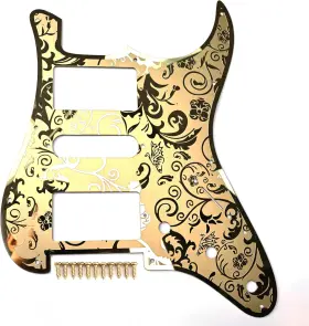 313026432497 GUITAR Hsh Pickguard Steel Plate Stratocaster