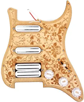 313096278292 GUITAR Hss Maple Prewired Pickguard Stratocaster
