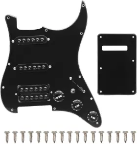 313096861890 GUITAR Hss Prewired Pickguard Pole Pickups Strat