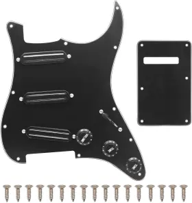 Branded 313110560525 Sss Dual Blades Guitar Prewired Loaded Pickguard Back Plate Fit Strat St