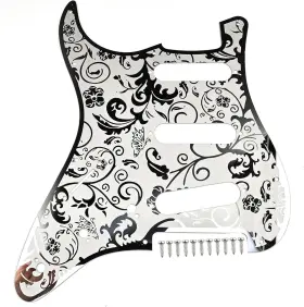 445009677670 GUITAR Lefty Steel Pickguard Plate Stratocaster