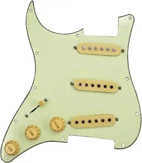 Branded 445024795786 Mint Green Left Handed Sss Guitar Loaded Prewired Pickguard Fit Strat St