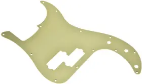 Branded 445031520500 Gold Aluminum 4 String Bass Pickguard Scratch Plate Fit Precision P