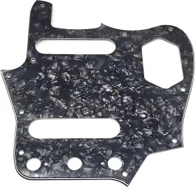 Branded 445036623619 Black Pearl Guitar Pickguard Scratch Plate Fit Jaguar