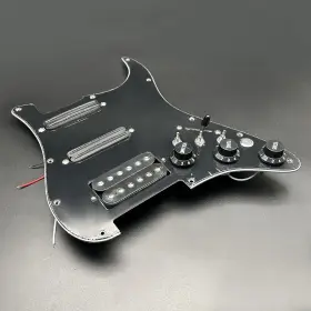 Branded 445045931941 Hss Guitar Prewired Loaded Pickguard Dual Blades Pickups Multitone Switches