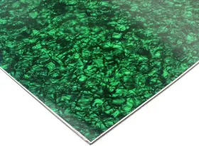Branded 744759130570 Green Pearl Guitar Pickguard Materiel Sheet