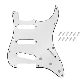 Diao79ni Amz-gt-st-pg03 11 Hole Sss Strat Pickguard For Fender Usa/mexican Made Standard Stratocaster