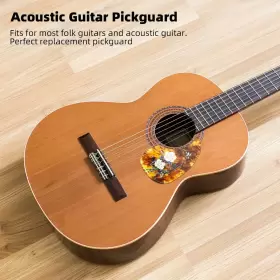 ZSKJ008 DOMOFA Acoustic Guitar Pickguard Guard Inlaid Abalone #2