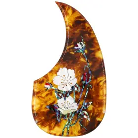 ZSKJ4100 DOMOFA Acoustic Guitar Pickguard Guard Inlaid Flower