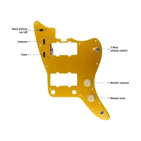 ZSKJ7011 DOMOFA Pickguard Prewired Wiring Harness Jazzmaster #3