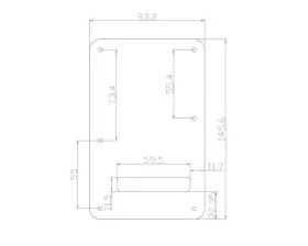 767591320480 DOPRO Anodized Strat Plate Tremolo Trem Cavity #2