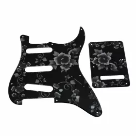 Dopro K1561-dopro 11 Hole Strat Sss 3d Printed Plastic Pickguard St Back Plate Trem Cover