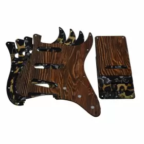 K1562-DOPRO DOPRO Hole Strat Printed Pickguard Plate Trem #3