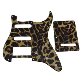 Dopro K1577-dopro Strat Hss Guitar 3d Printed Plastic Pickguard St Back Plate Tremolo Cover For