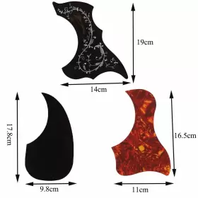 4334245271 EFORLIKE Acoustic Guitar Pickguard Pack Water Se #2