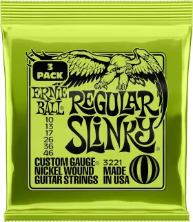 P02221 ERNIE BALL Slinky Wound Electric Guitar Strings Gauge P02221 ERNIE BALL Slinky Wound Electric Guitar Strings Gauge