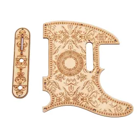 Fayelume Fayelume4u63nfk7d5 Telecaster Pickguard Maple Wood Control Plate Guitar Suitable Tl Electric