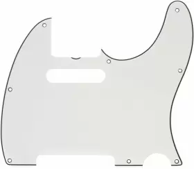 0094218049 FENDER Pure Telecaster Pickguard Eggshell
