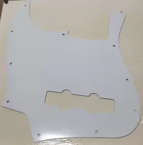 Fender 0992170000 Standard Jazz Bass Pickguard 10 Hole White Pearl Fender 0992170000 Standard Jazz Bass Pickguard 10 Hole White Pearl