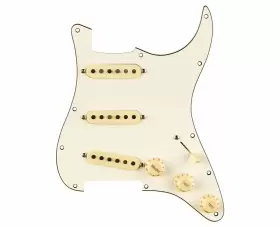 0992236509 FENDER Wired Strat Pickguard Pure Rwrp Parchment