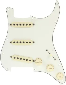 0992341509 FENDER Wired Stratocaster Pickguard Parchment
