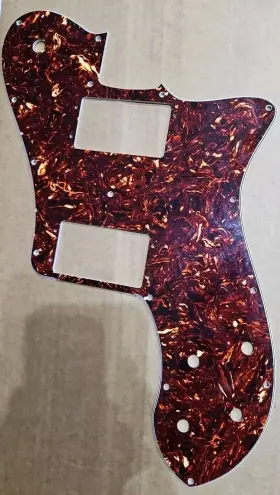 717669396381 FENDER Pickguard Tele Deluxe Tortoise #2