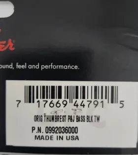 717669447915 FENDER Thumb Rest Jazz Bass Guitar #2