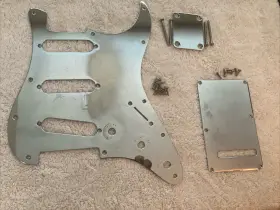 717669523978 FENDER Stratocaster Strat Solid Pickguard Cover #2