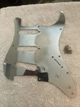 717669523978 FENDER Stratocaster Strat Solid Pickguard Cover #3