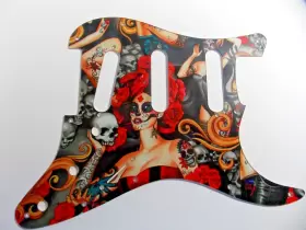 FSPG-1-GLORY FENDER Stratocaster Guard Muerta