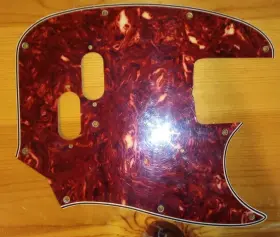 MBR-1505W FENDER Pickguard Mustang Bass Tortoise